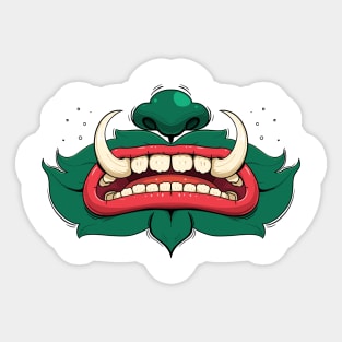 Khmer Giant Mouth Sticker